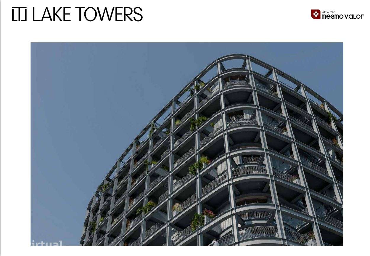 T3 SMART Novo, com Terraço, no Empreendimento Lake Towers, na Arca D´Á - Grande imagem: 5/22