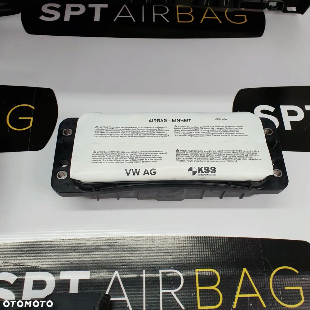 VW GOLF VII 7 gti DESKA ROZDZIELCZA KONSOLA KOKPIT PULPIT PODUSZKI AIRBAG AIR BAG PASY KIT SET - 6