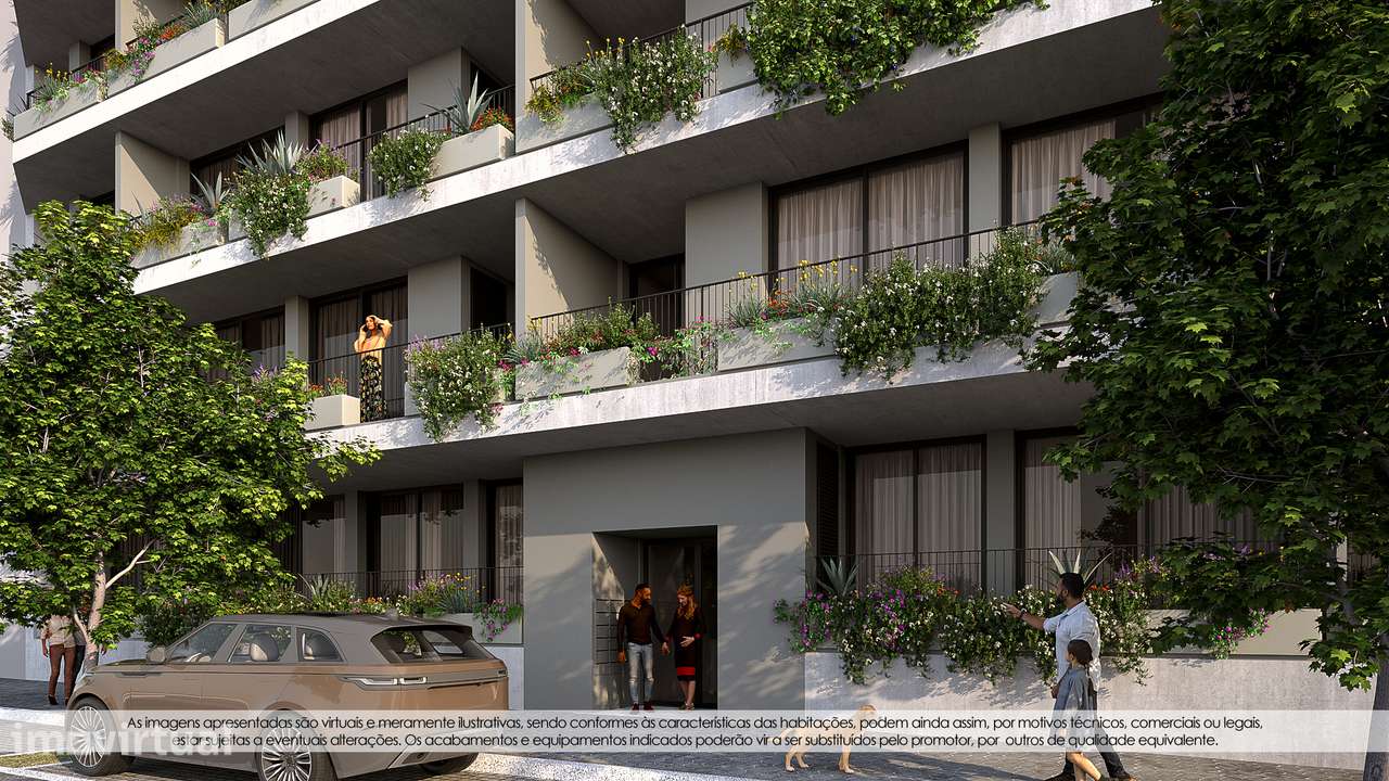 Apartamento T0 com varanda, garagem e ar condicionado - Grande imagem: 5/12