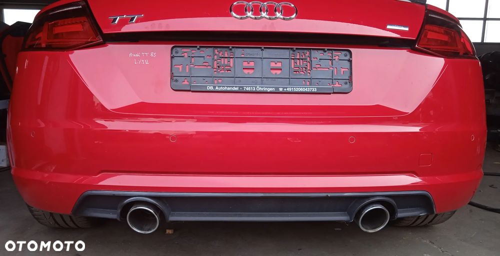 Zderzak tył Audi TT 8S 2015- kod lakieru żółty LZ1A czerwony LY3U - 8
