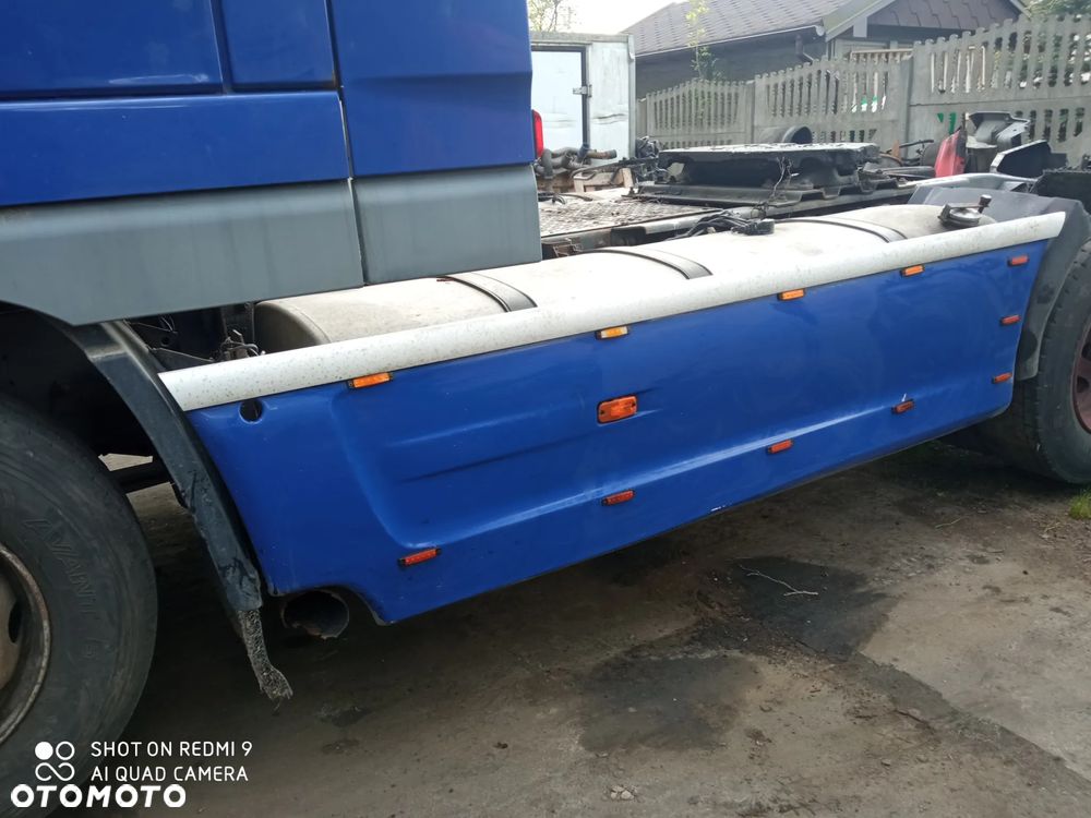 zabudowy międzyosiowe, owiewka, prawa lewa DAF XF 105 EURO 5 komplet - 2