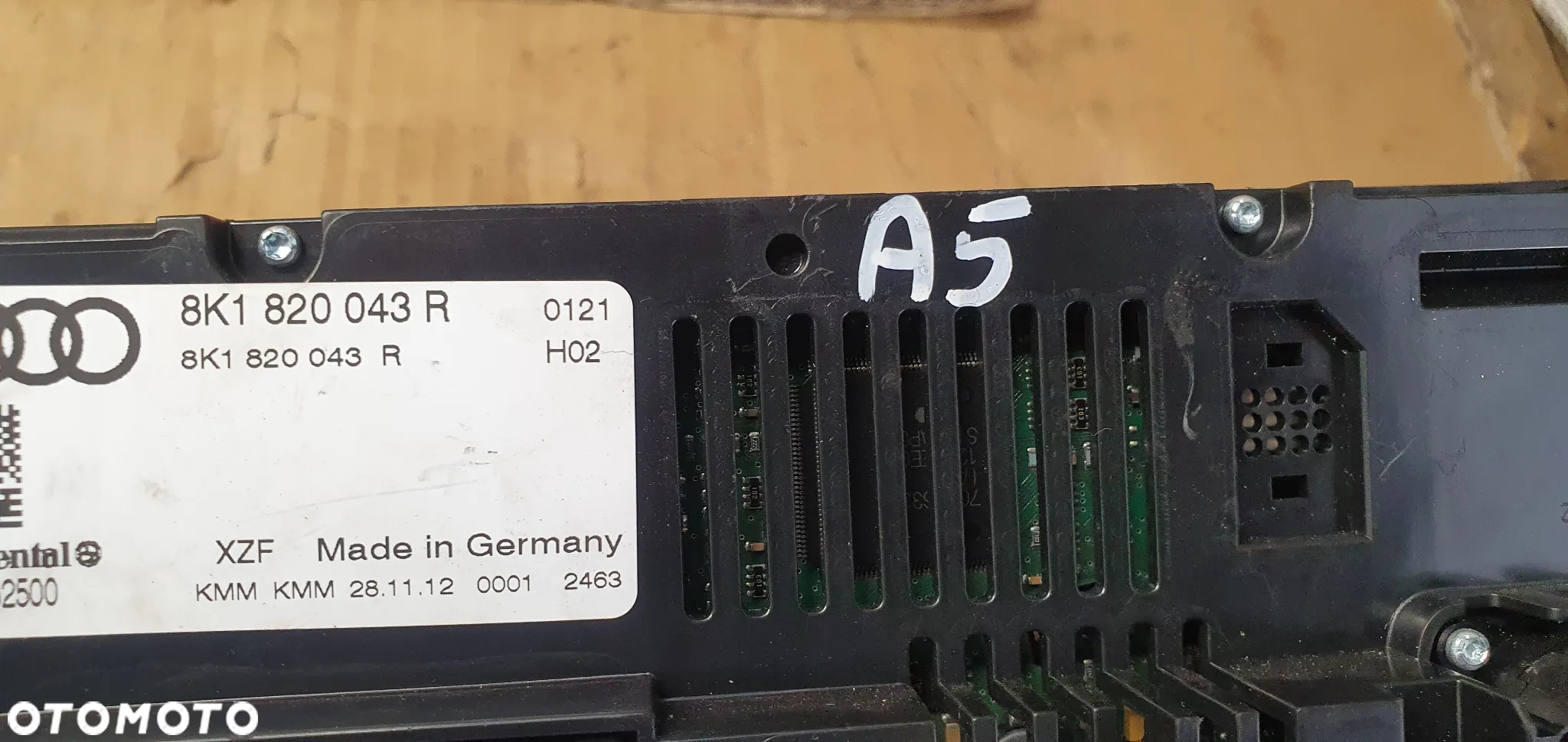 Panel nawiewu powietrza klimatyzacji klimatronic Audi A4 B8 A5 8K1820043R - 8