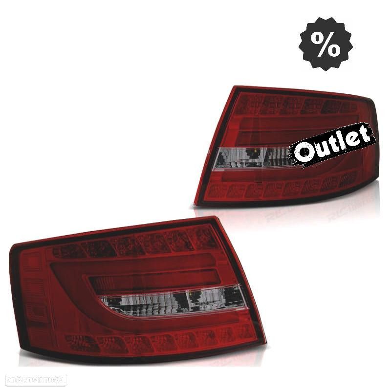 R012412C3 CONJUNTO DE LUZES TRASEIRAS PARA AUDI A6 C6 SEDAN 04-08 - 1