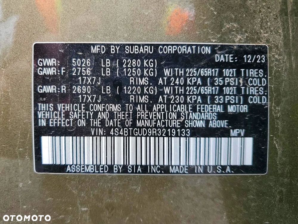 Subaru Outback - 16