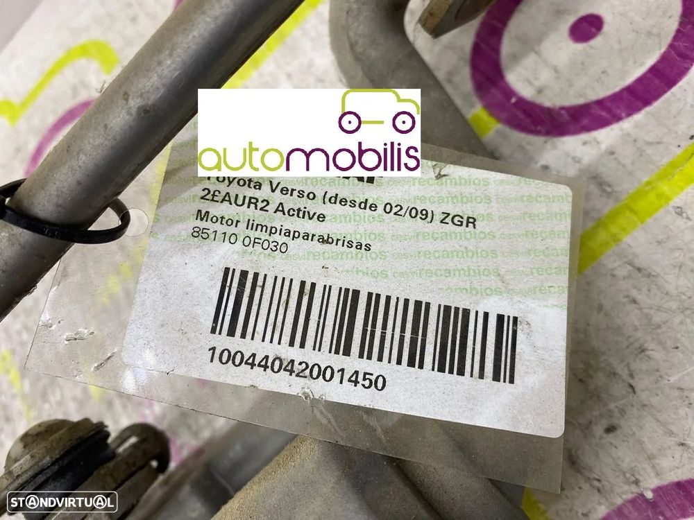 Limpa Vidros TOYOTA COROLLA Verso 2.2 D-4D Ref. 851500F020 - NO. 340017 - 3