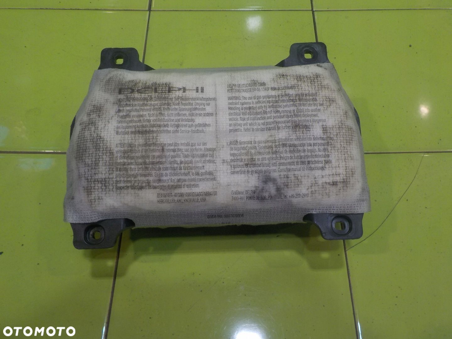 SMART FORTWO II 451 09r 2D AIRBAG poduszka pasazera A4518603302 - 1
