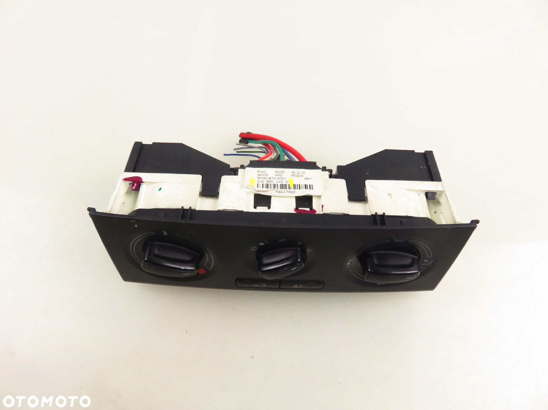 PANEL NAWIEWU Z AC SKODA FABIA II (542) 5J0820045D - 9