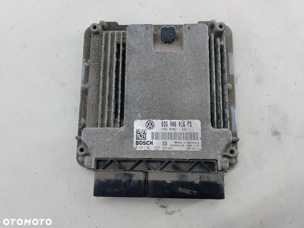 KOMPUTER, STEROWNIK VW GOLF V 03G906016FS 0281011955  BOSCH 1.9 TDI - 2