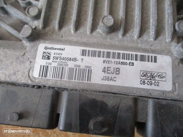 Centralina 8V2112A650EB  8V5115K600CF 8A6T15607AB FORD FIESTA 2009 1.4TDCI 70CV 0P CONTINENTAL - 3