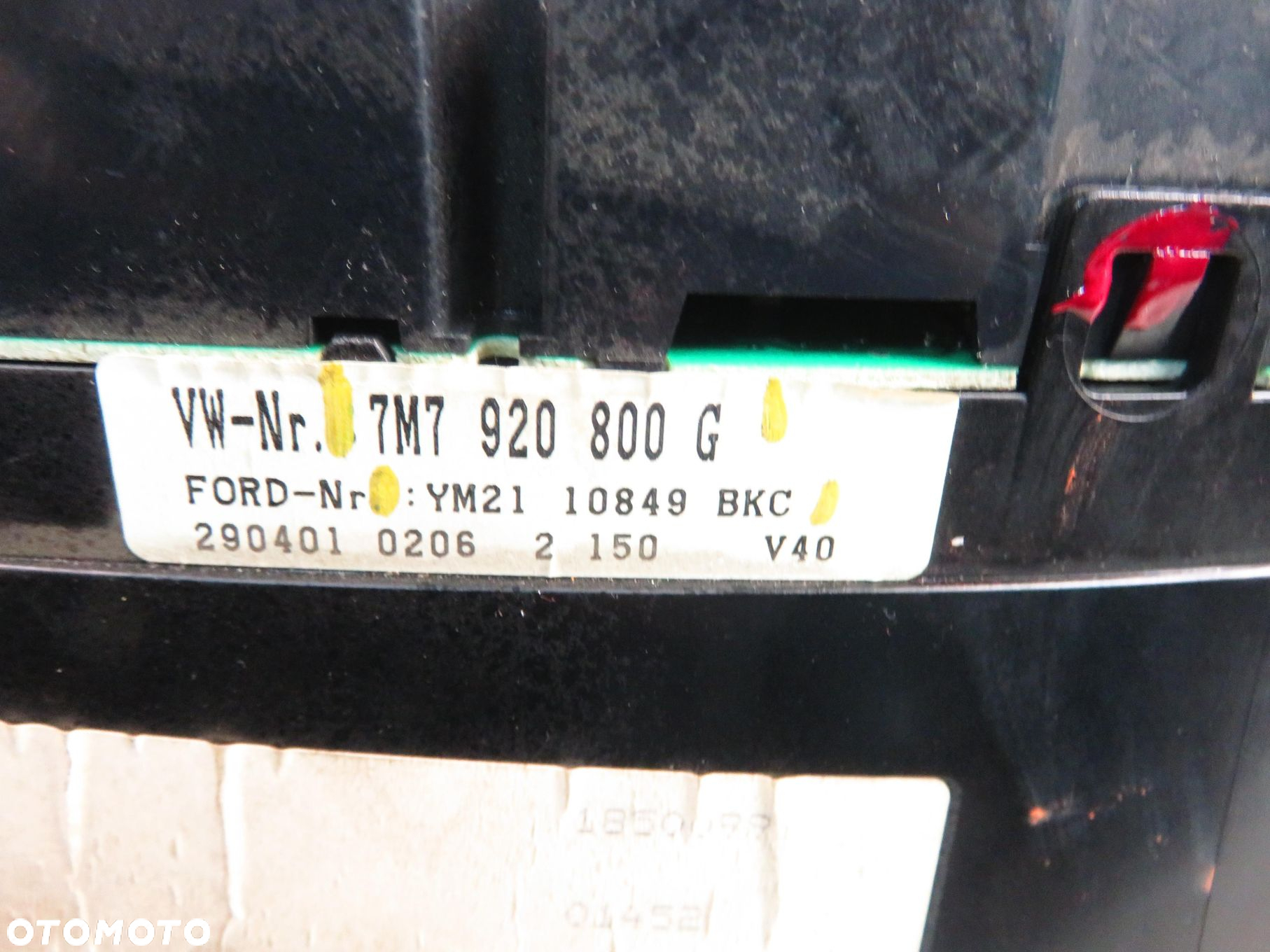 LICZNIK SEAT ALHAMBRA I 1.9 TDI PD 115 - AUY 7M7920800G YM2110849BKC - 8