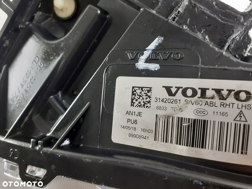 Lampa lewa Volvo S60 V60 bi-xenon skr. 2013-18 r. - 10
