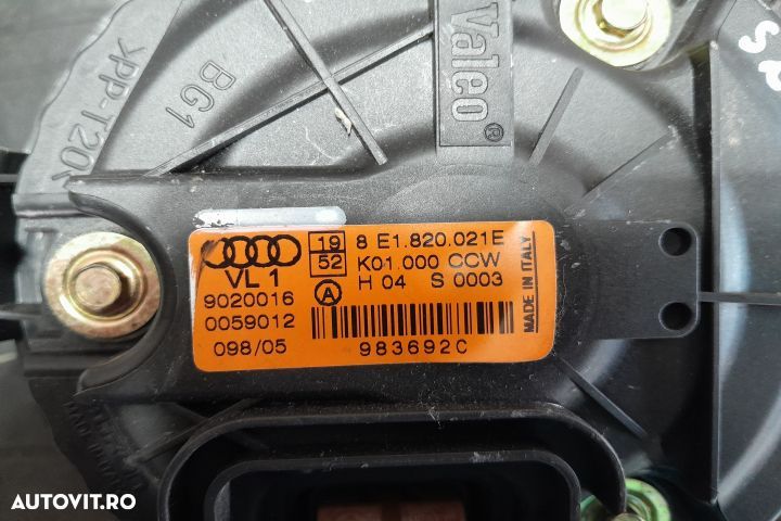 VENTILATOR AEROTERMA 8E1820021E 8E1820021E Audi A4 B7 [2004 - 2008] A - 3