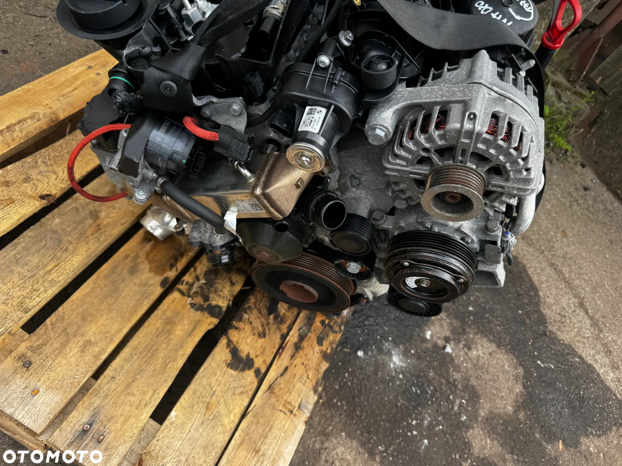 silnik n47d20c 2.0d bmw e60 e61 e90 e92 e87 177km kompletny 166 tys - 7
