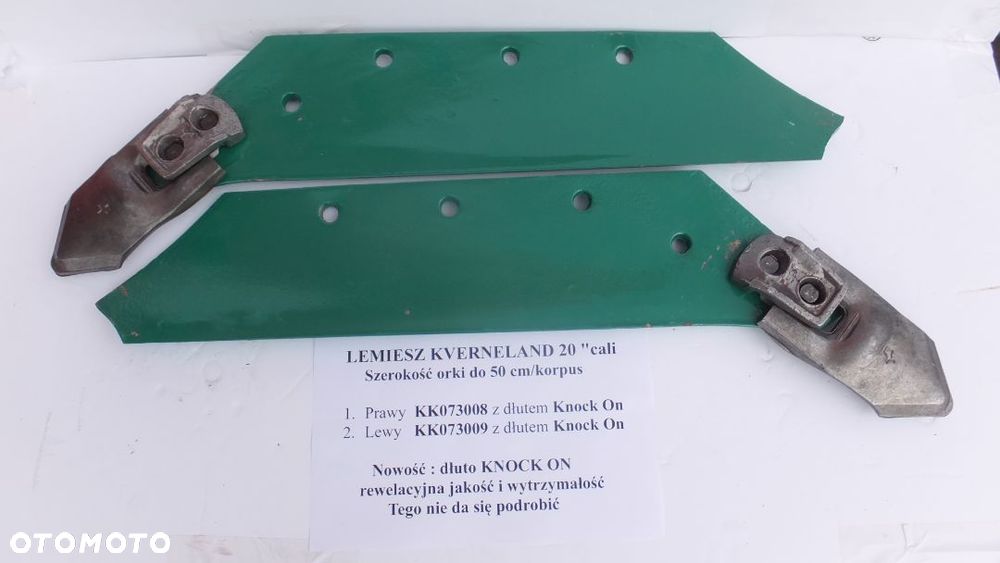 Lemiesz Kverneland  20 cali z dłutem Knock ON. Dłuto Kverneland - 2