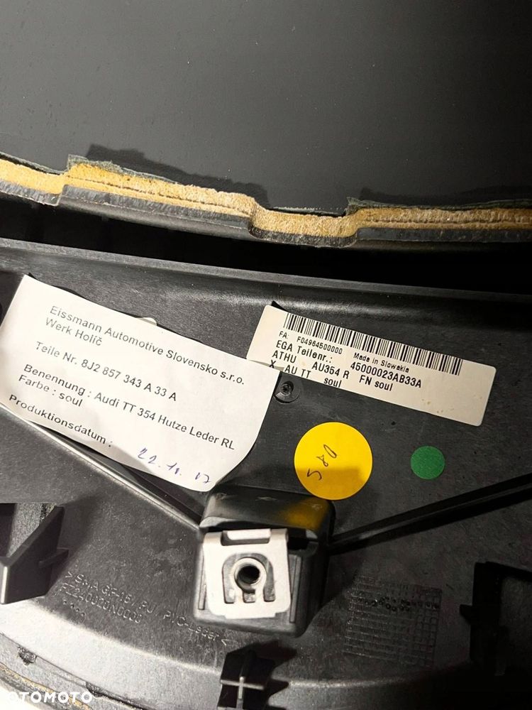 8J2 857 343 Inny element deski rozdzielczej Audi TT TTS Mk2 2008 - 6