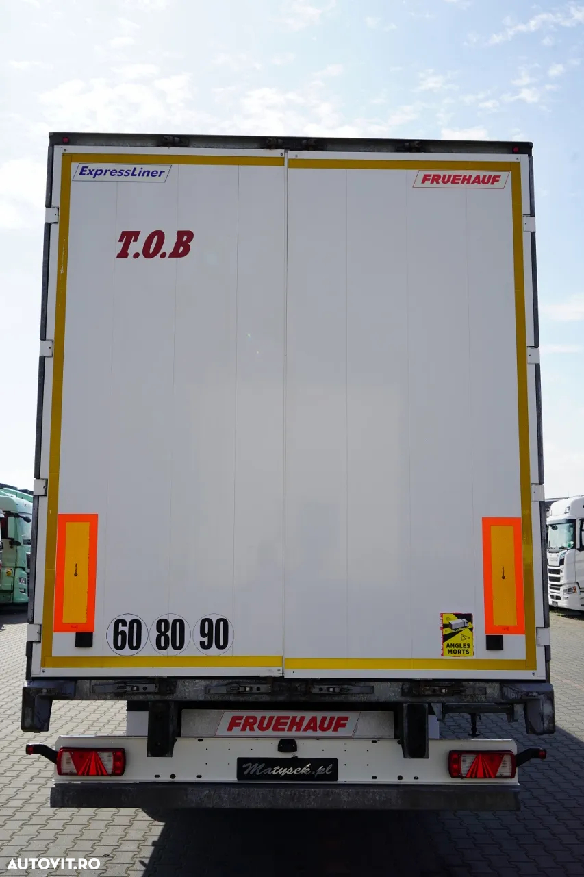 Fruehauf CONTAINER / KOFFER / 2 AXE / SAF / PODEA FOARTE REZISTENTĂ: ȘINĂ - 12