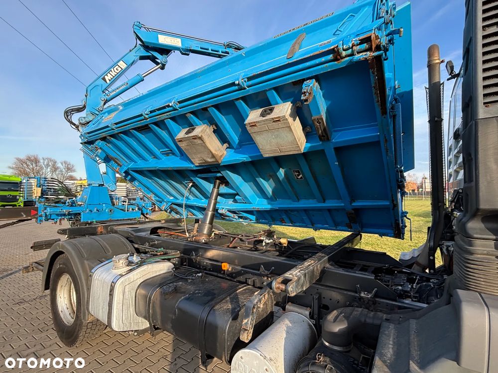MAN TGM 18.250 4x2 wywrotka MEILLER z HDS MKG z czerpakiem i rotatorem , łyżką , obrotnica , HDS wyprowadzona 5 i 6 funkcja, bardzo dobry stan, idealny do kostki , komunalki , - 21
