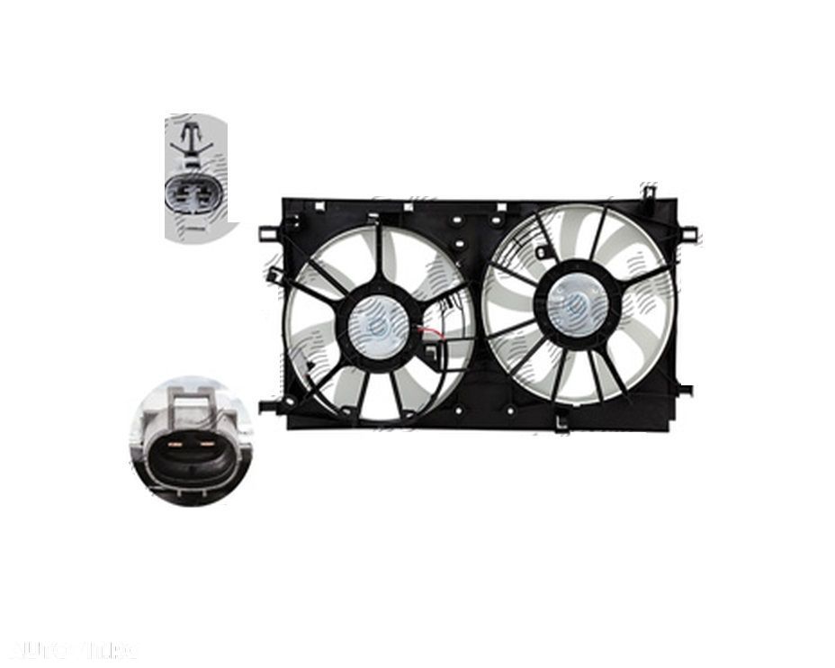 Ventilator radiator GMV Toyota Corolla 2018-, Prius 2016-, RapidAuto 81H223W1 - 1