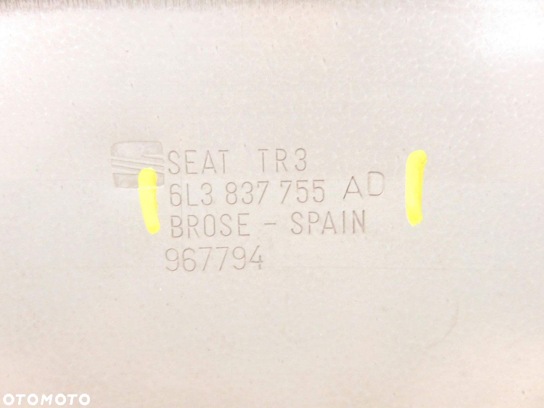 PODNOŚNIK SZYBY LEWY PRZEDNI 3D SEAT IBIZA 6L 6L2959802 6L3837755AD - 8