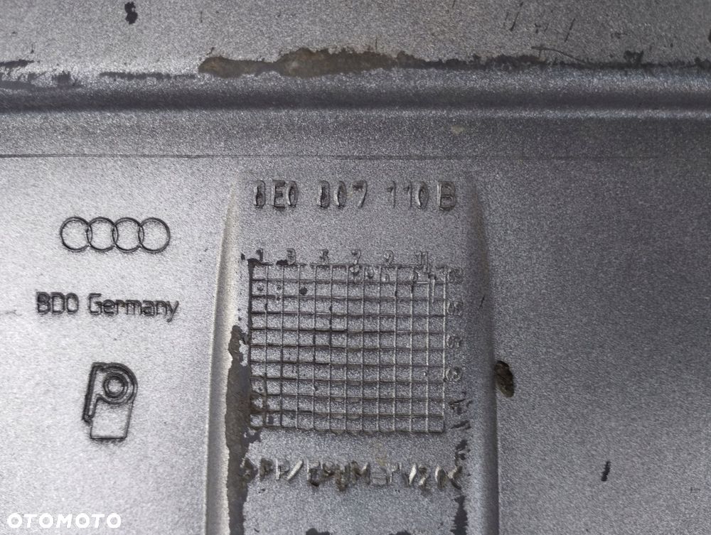 spoiler dyfuzor dół zderzaka przód audi a4 b6 s-line 8e 8e0 - 9