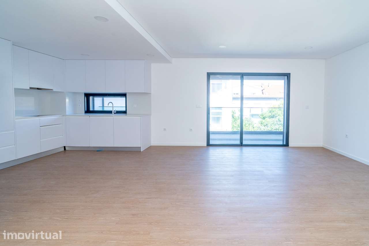 T2 com 2 suítes, Terraço e 1 parqueamento, em Aveiro. - Grande imagem: 2/25
