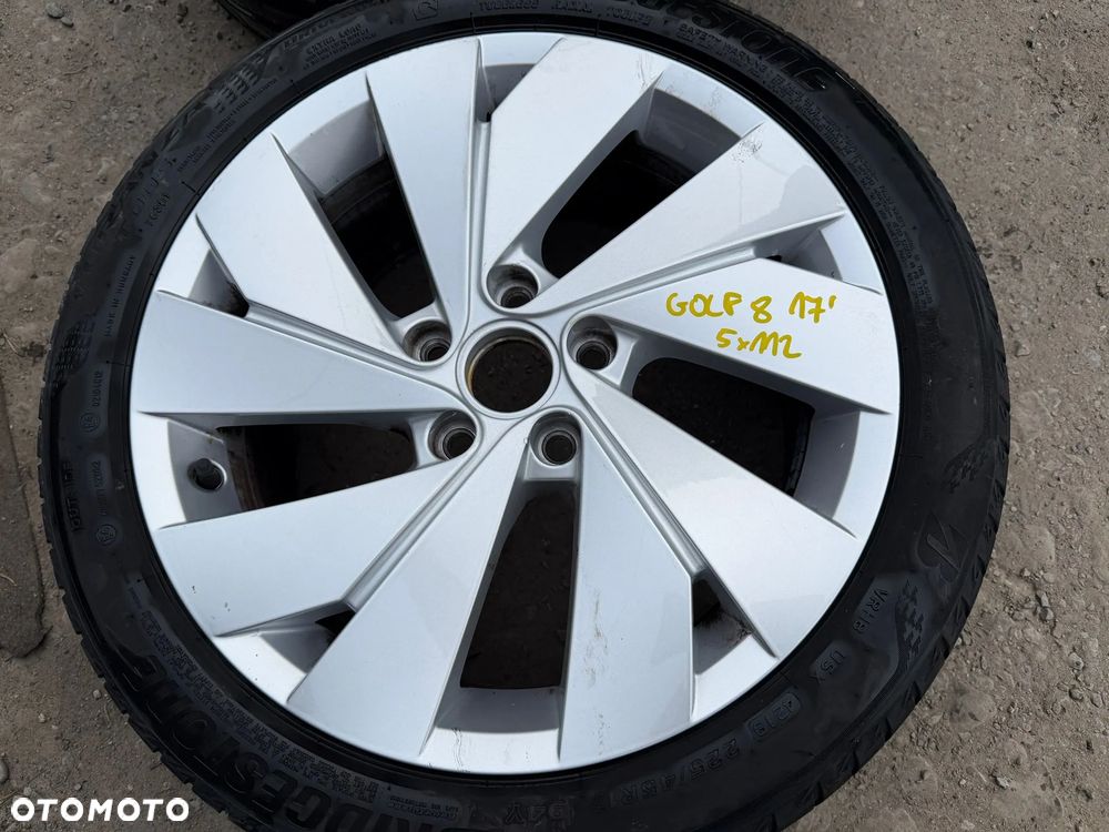 Koła Felgi 225/45 17' koła Volkswagen Golf VIII 8 5H0 601025BE 7.5Jx17H2 ET51 centr 57,1 OE - 3