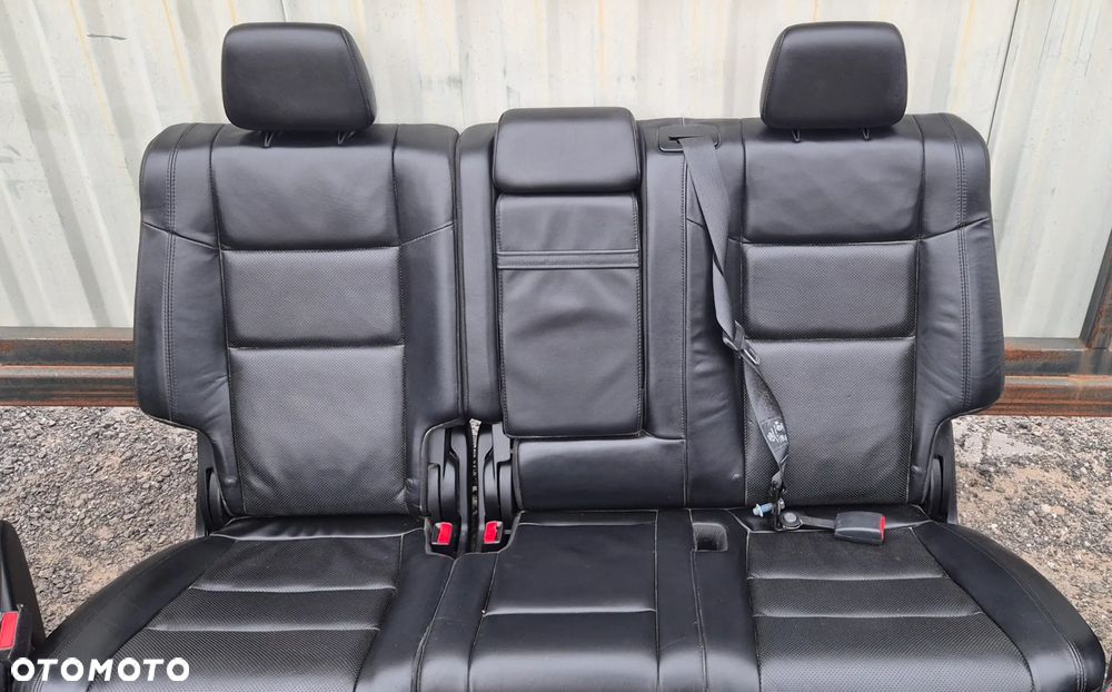 Siedzenia Fotele Przod Przednie Tył Kanapa CZARNE Overland Jeep Grand Cherokee WK2 2014- - 7