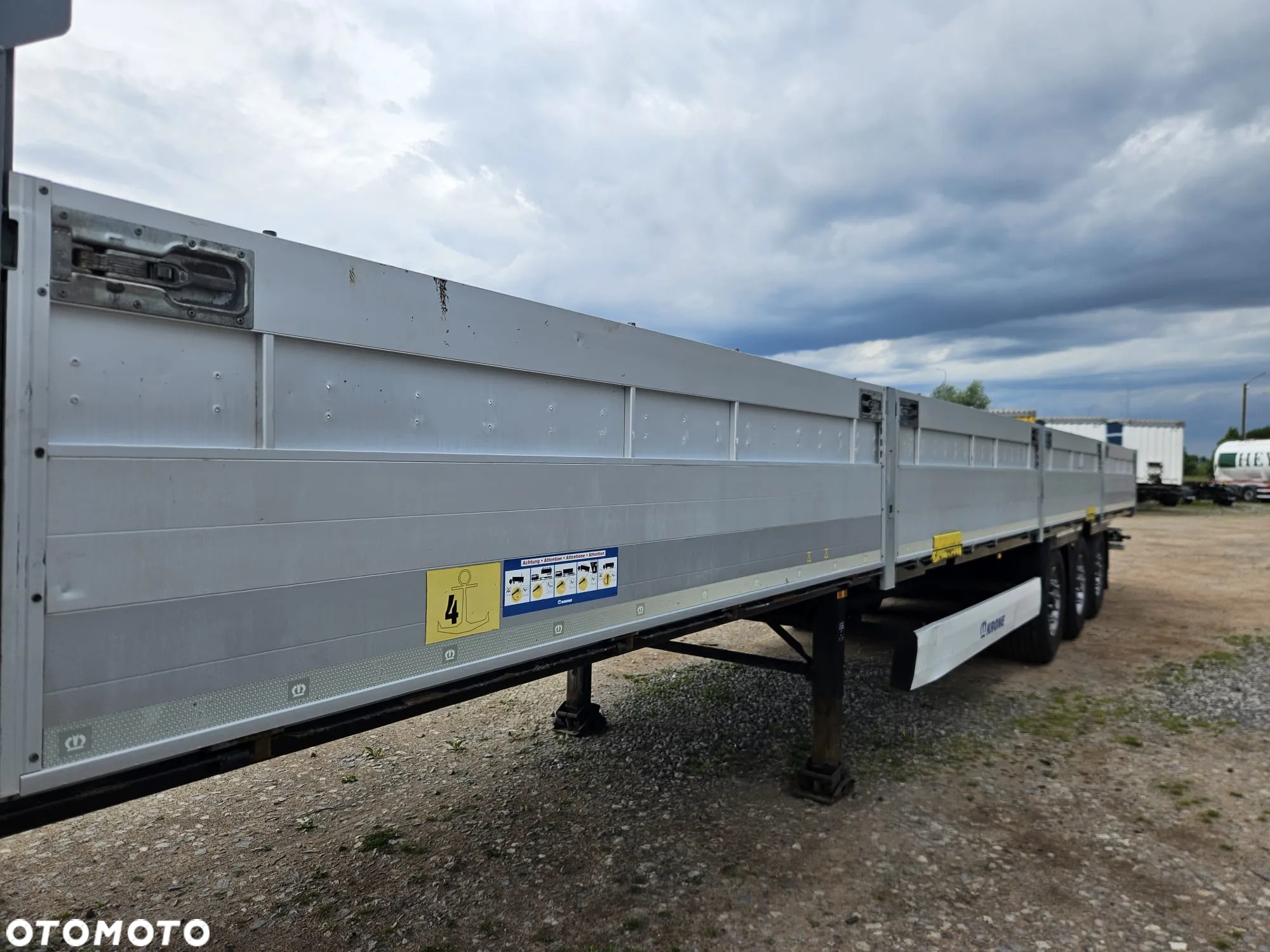 Krone 47.000zł netto NACZEPA BUDOWLANKA BURTOWA STANDARD 2014 ROK St. BDB MOŻLIWOŚĆ TRANSPORTU - 9