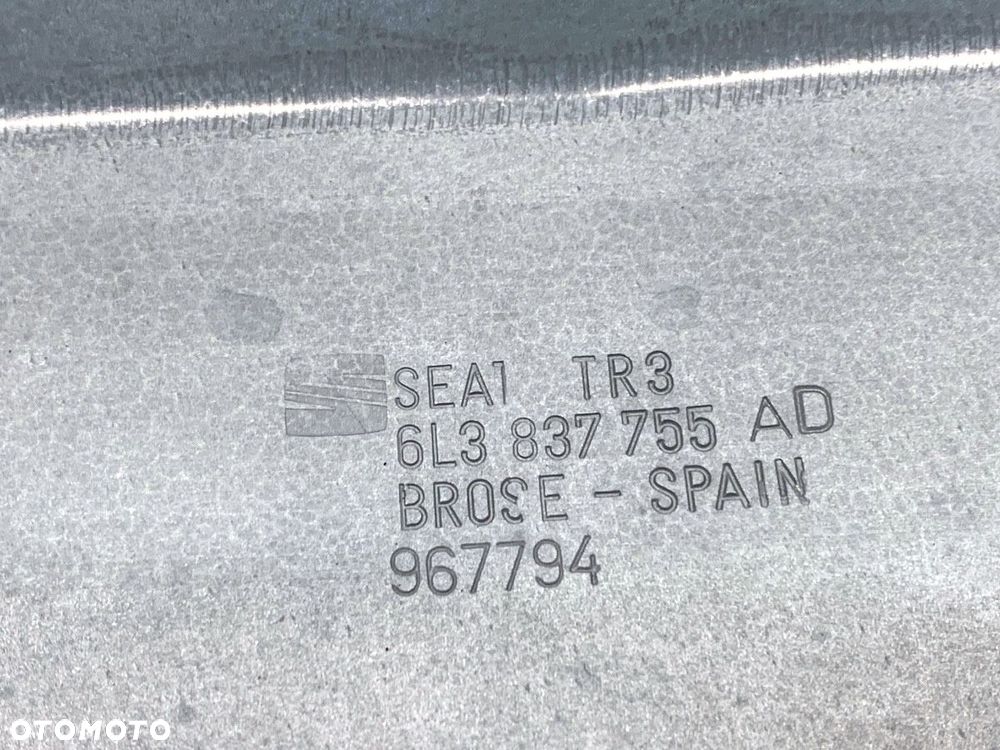 PODNOŚNIK SZYBY LEWY PRZÓD  SEAT IBIZA III (6L1) 2002 - 2009 1.4 16V 63 kW [86 KM] benzyna 2006 - - 3