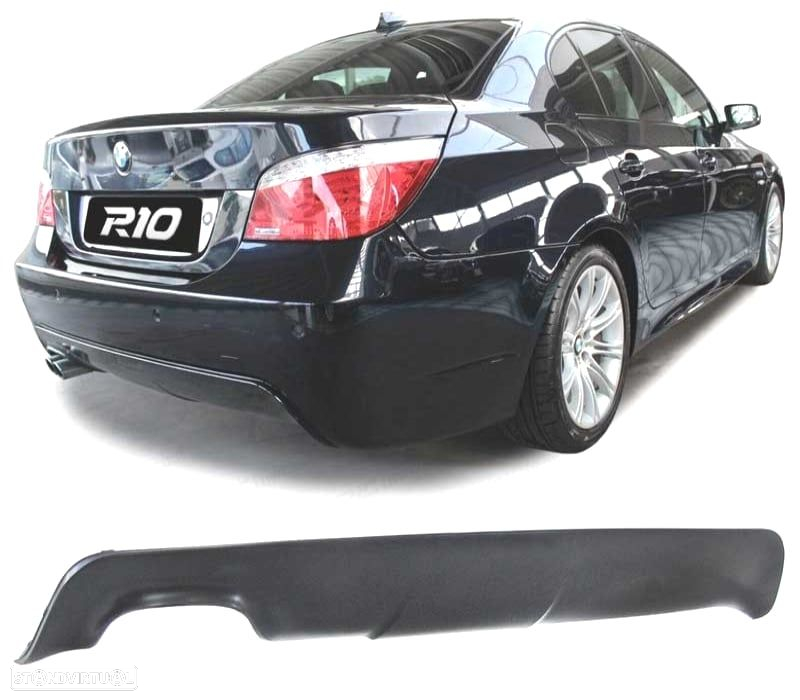 DIFUSOR BMW E60 03-10 SAIDA DUPLA ESQUERDA LOOK M TECH - 2