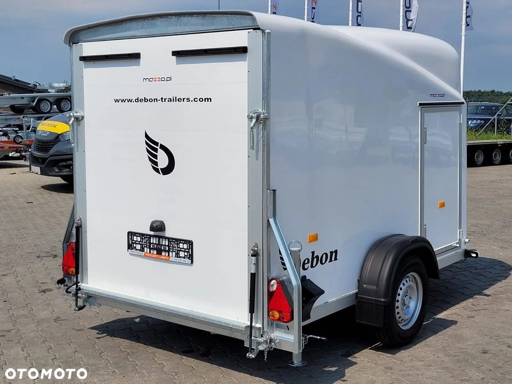 Debon Przyczepa kontener furgon box DMC1300kg Cargo 300x150x170cm rampa tylna aluminiowa - 13