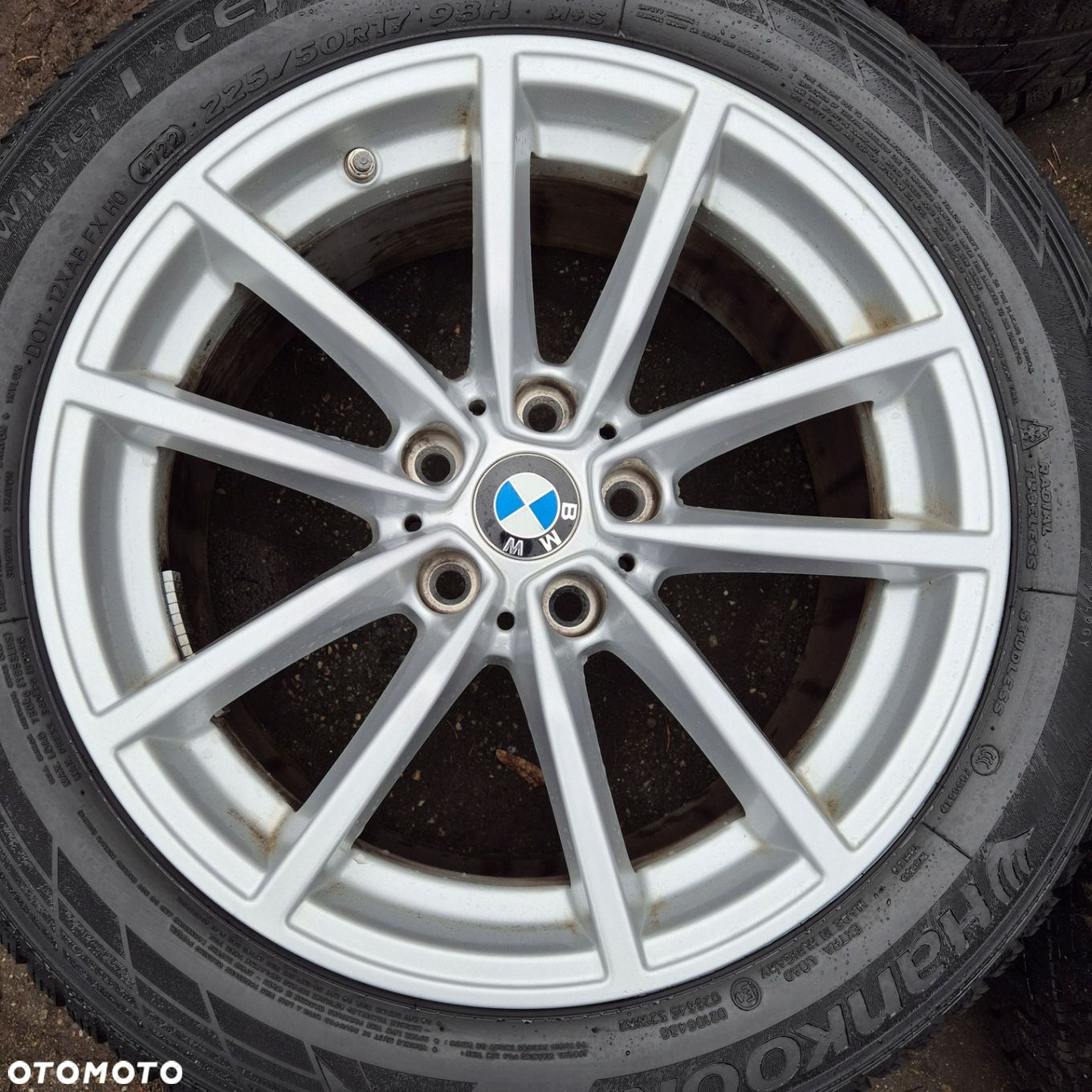 ZIMA FELGI KOŁA 17 BMW 3 G20 G21 4 G22 G23 G26 225/50 R17 HANKOOK 2022r - 3