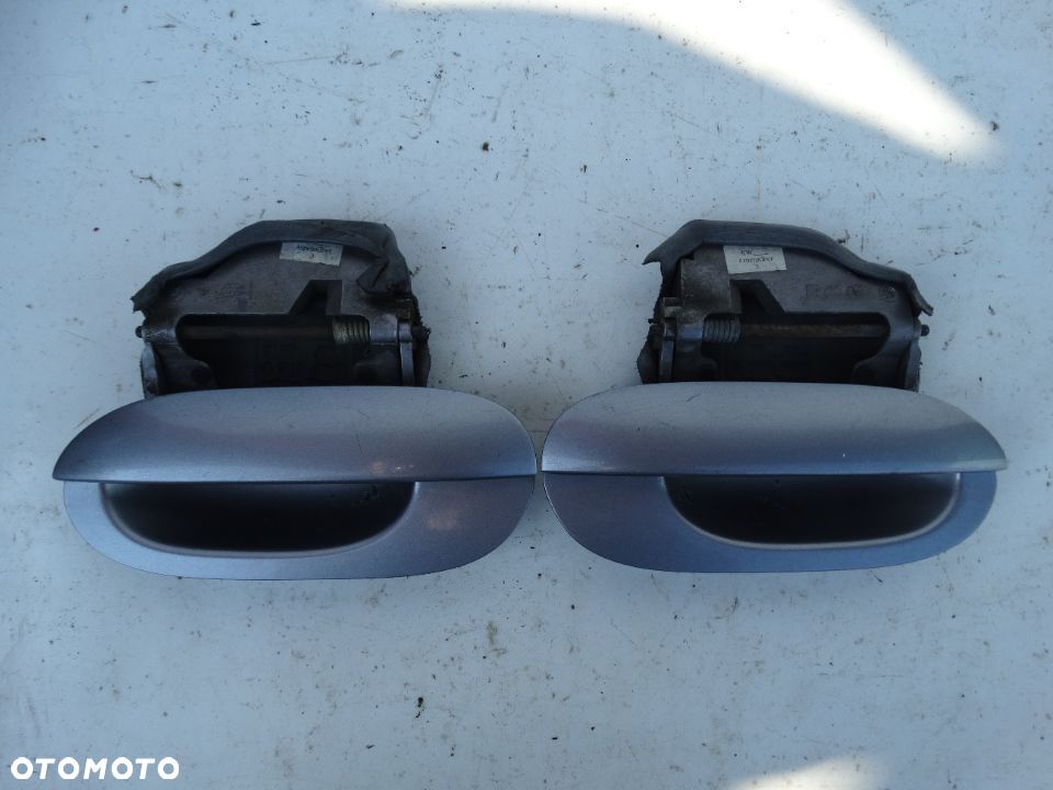 KLAMKA TYŁ TYLNA LEWA PRAWA BMW E39 ASPENSILBER F-VAT - 1