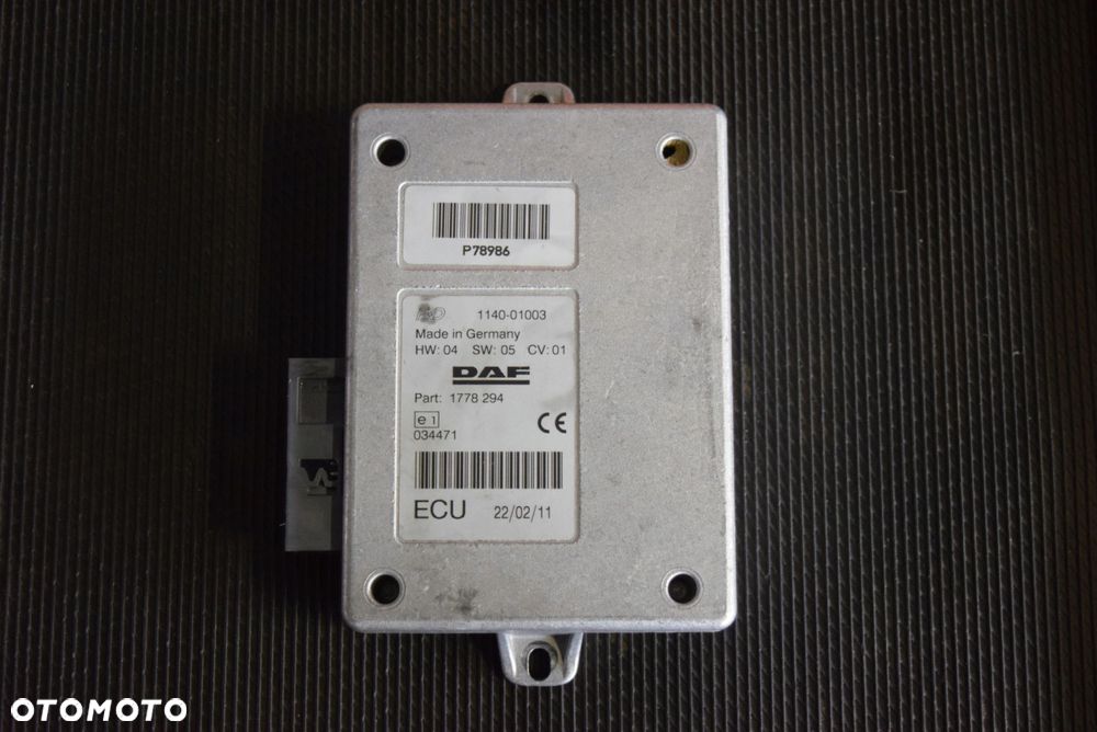 STEROWNIK ECU 1778294 KOMPYTER MODUŁ DAF XF 105 - 1
