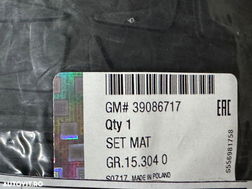 39086717 | Set Covor OEM | Opel Vivaro B - 2