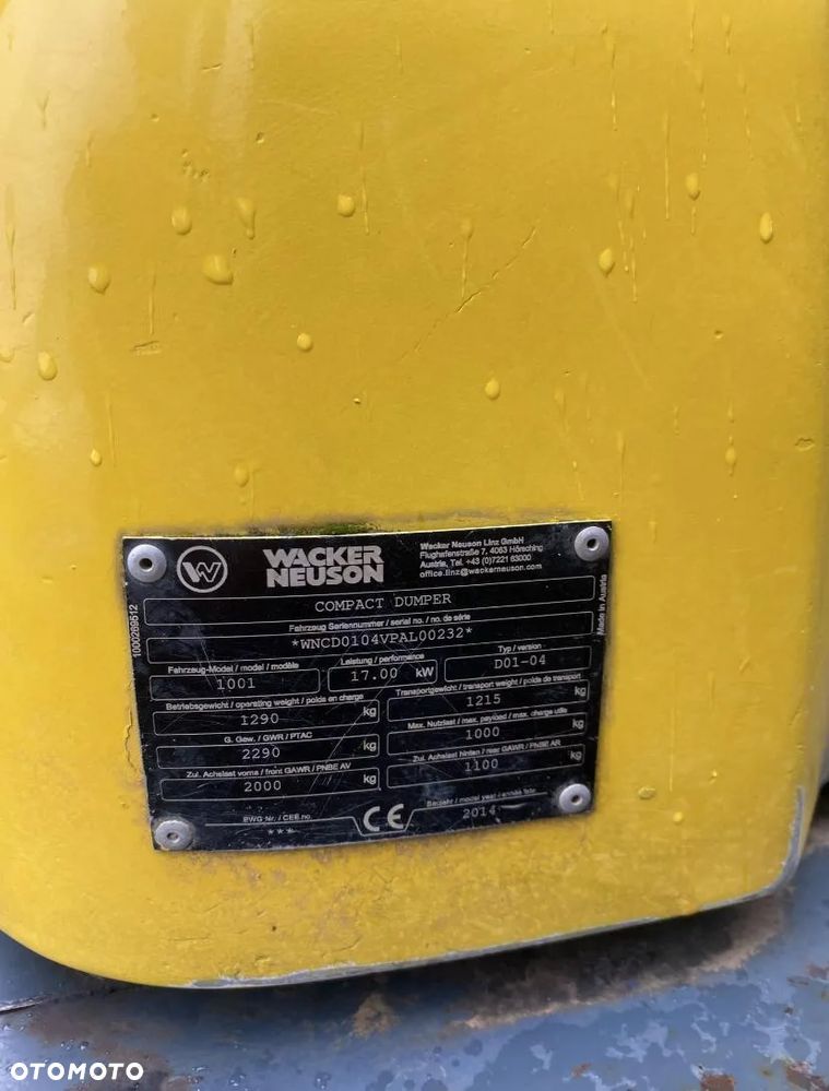 Wacker Neuson 1001 - 5