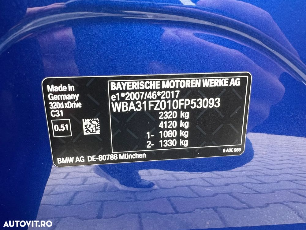 BMW Seria 3 320d xDrive Aut. M Sport - 32