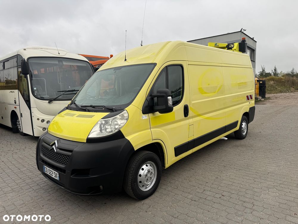 Citroën JUMPER L3H2 Maxi 2012 r. Oswietlenie Roboty drogowe Mobilny Serwis I właściciel WEBASTO - 1