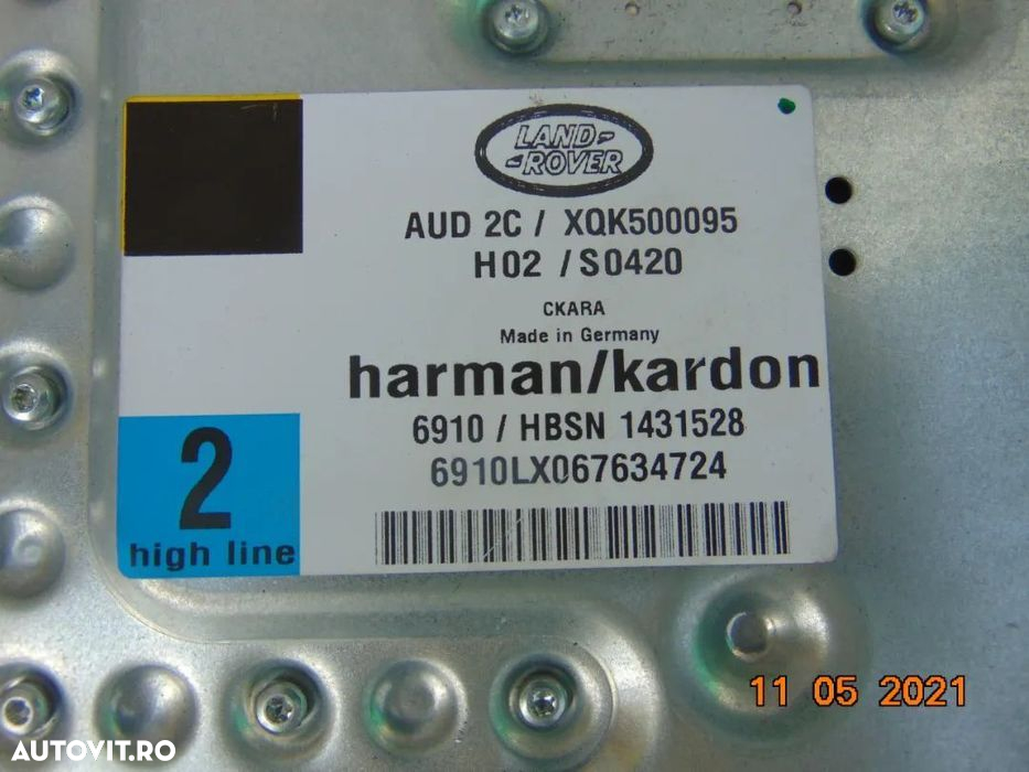 Amplificator sunet Range Rover Sport Land Rover Discovery 3 harman - 5