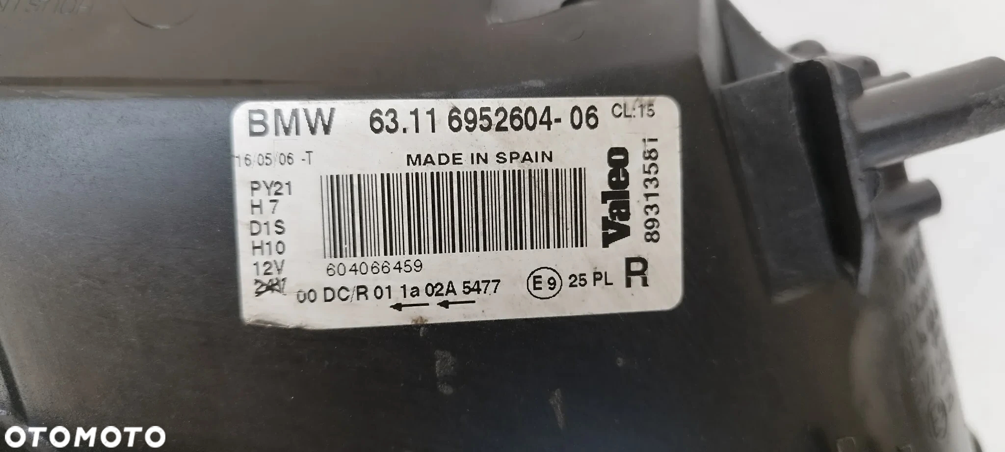 BMW 1 E87 E88 2006-2007 Bi Xenon Skrętny Prawy Idealny Oryginał 6952604 - 06 - 6