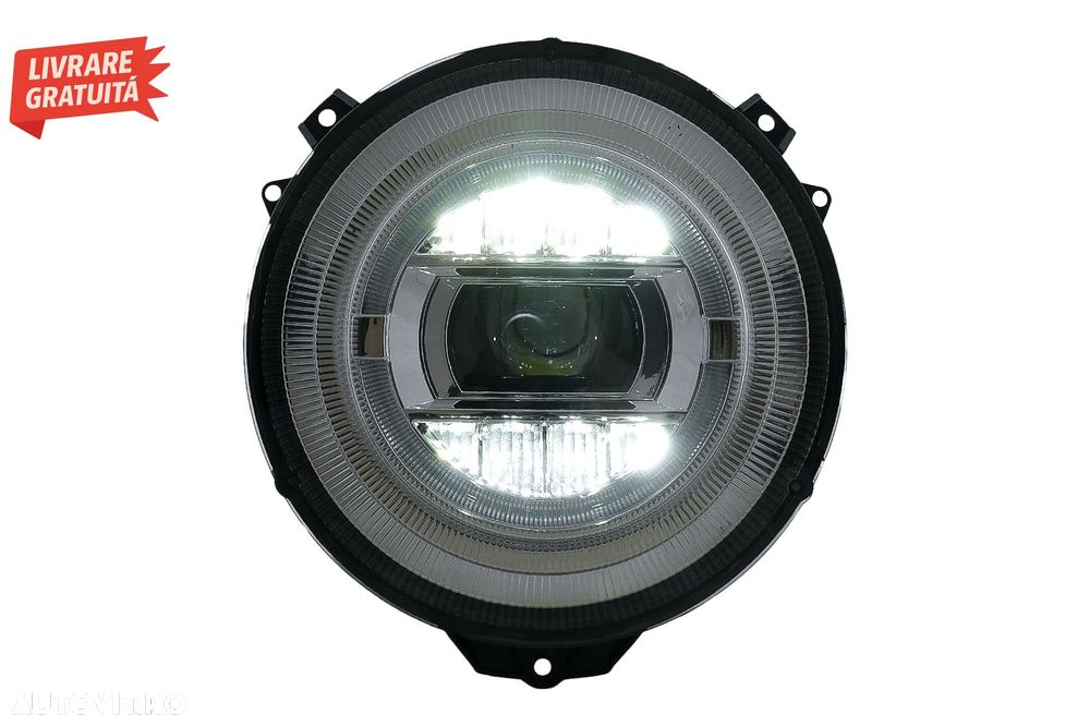 Faruri Full LED Mercedes G-Class W463 (2005-2017) Crom Facelift 2018 Design- livrare gratuita - 7
