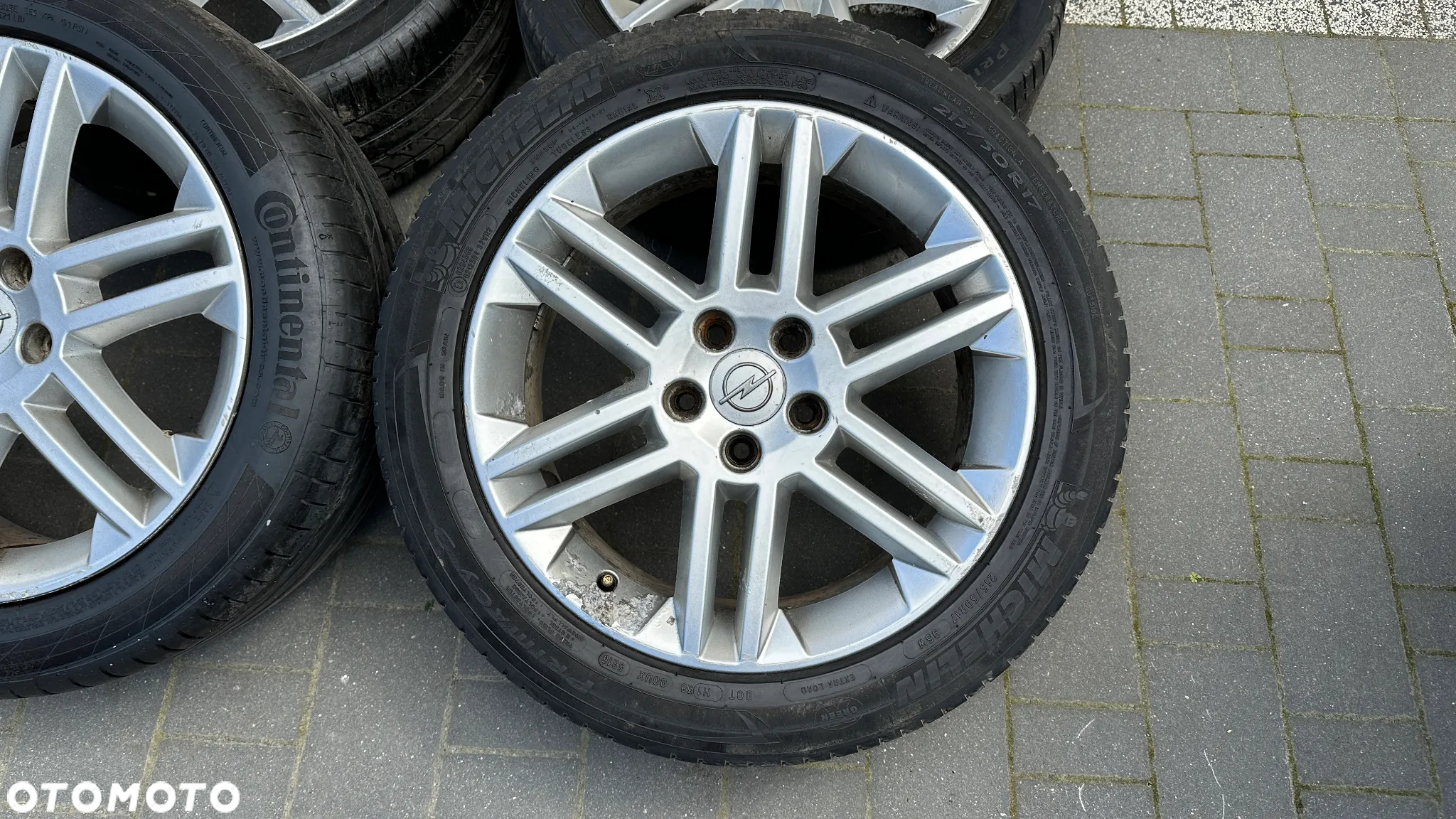 Koła r17 215/50 5x110 opel chevrolet felgi alufelgi et41 - 3