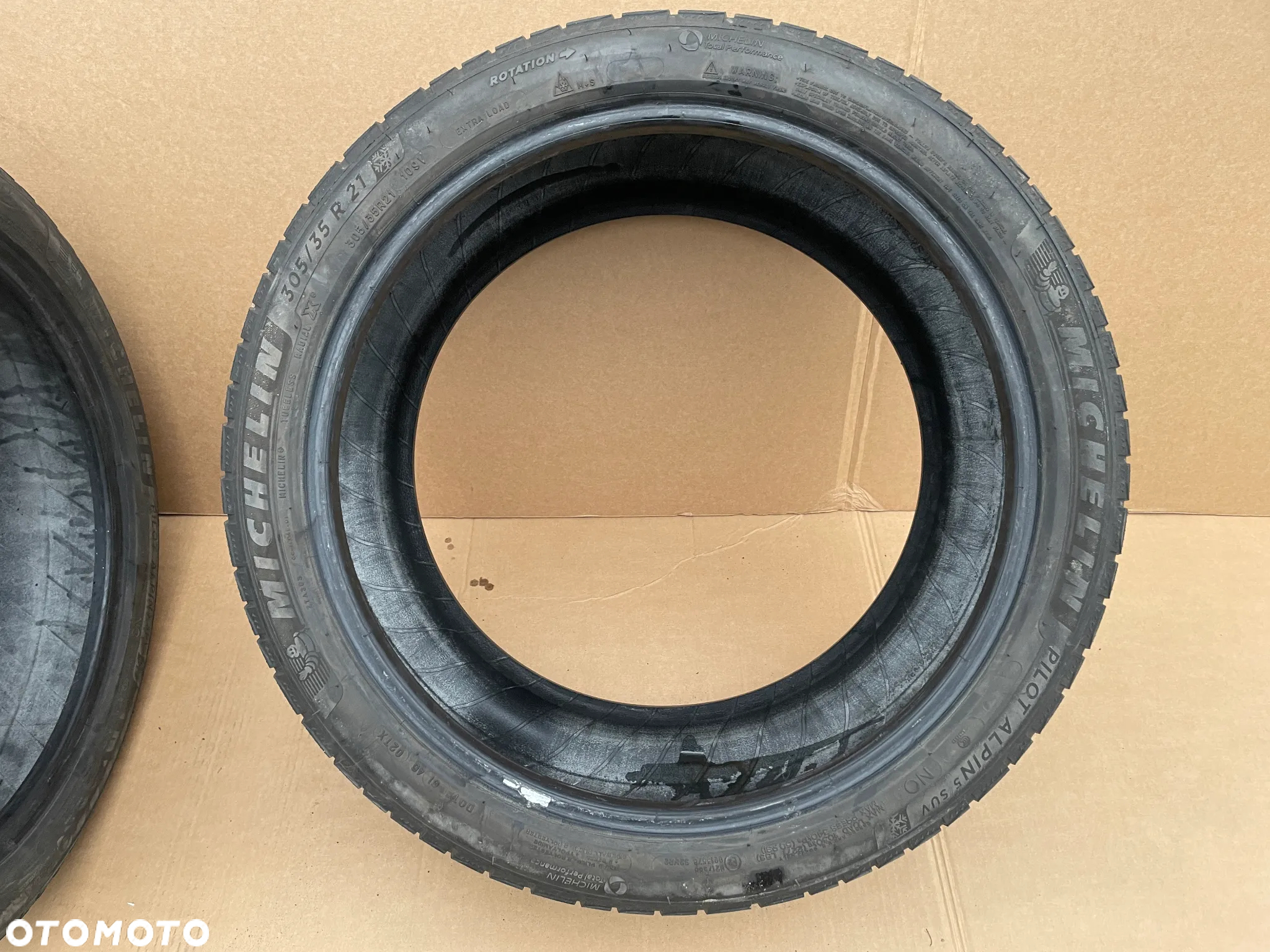 michelin pilot alpin 5 suv 305/35 21'' 275/40 opony zimowe komplet 2022 rok 5mm - 13