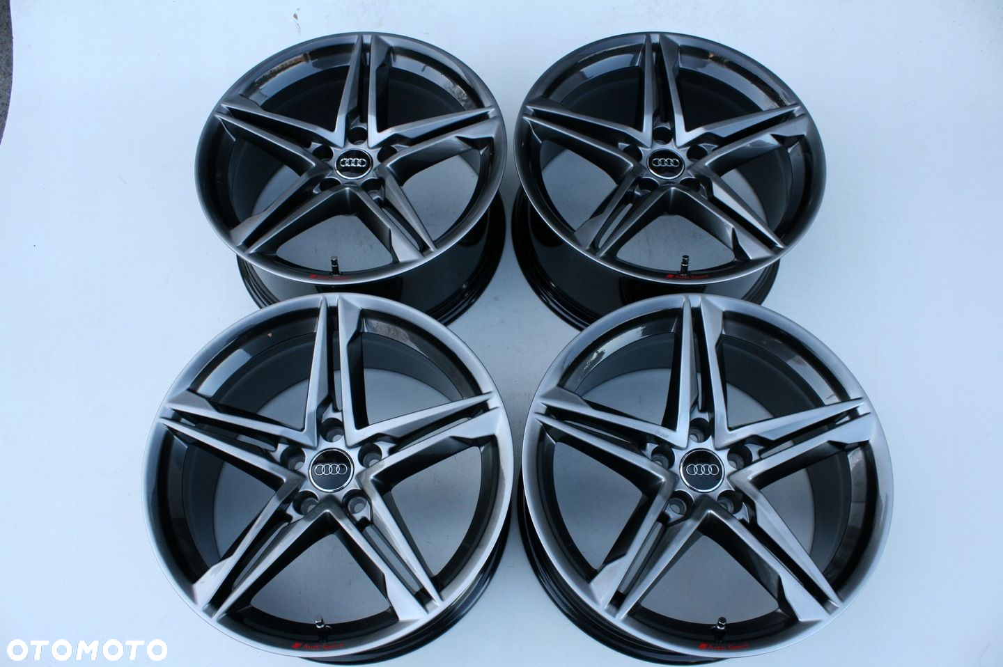 FELGI AUDI SPORT A5 A4 A6 A7 Q3 Q5 Q7 S-Line 18 OE 8W0601025DE ORYGINALNE - 7