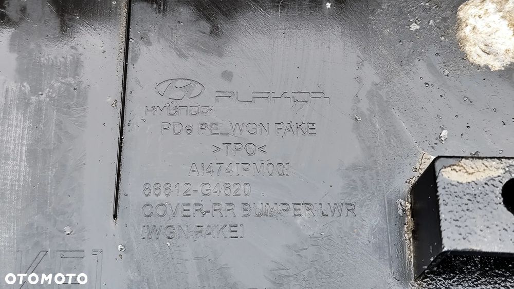 DOKŁADKA DYFUZOR ZDERZAKA TYLNEGO TYŁ HYUNDAI I30 LIFT 86612G4620 - 17