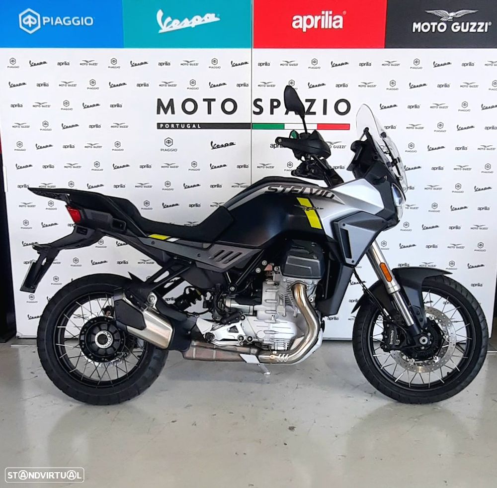 Moto Guzzi Stelvio preto vulcano - 1