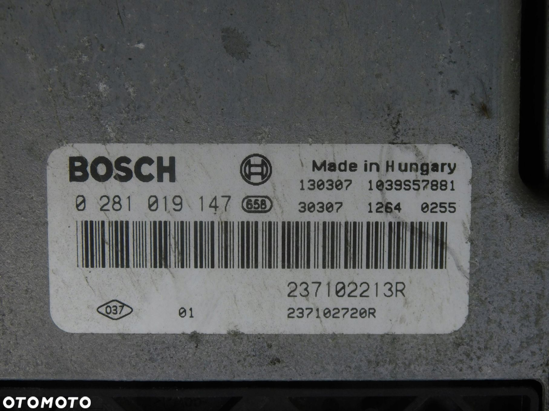 0281019147 237102213R Sterownik Silnika Ecu Dacia Lodgy 1.5 Dci 2013-2022 - 2
