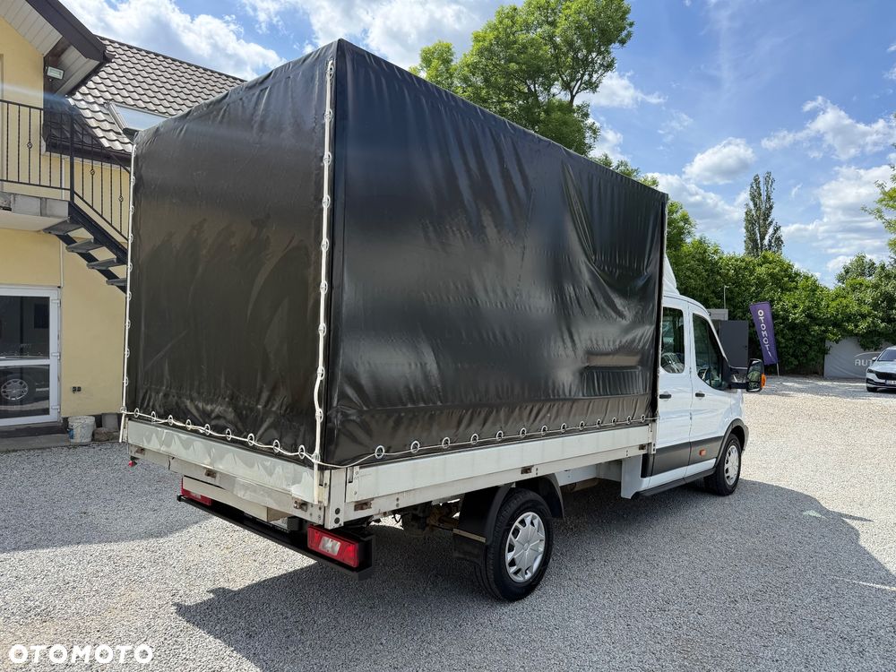 Ford Transit Doka Brygadowy Skrzynia Plandeka 7 os. 2.2 TDCI 125KM Salon Polska - 9