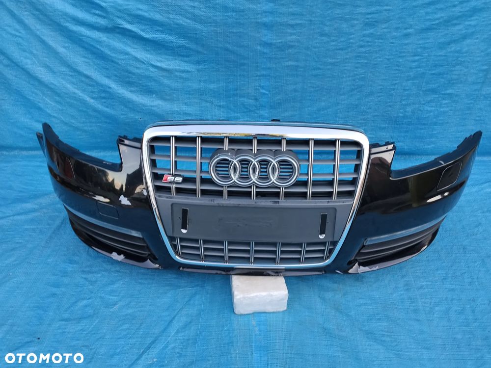 61F Zderzak przód przedni kompletny audi A6 S6  C6 SPRYSKI  wysyłka - 6