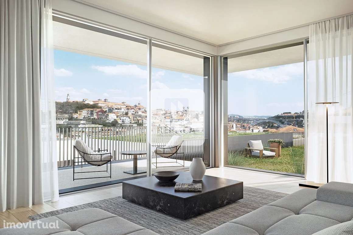 T2 Duplex Terraço 66m2 Vistas Rio Douro em Gaia | T2 Centro Histórico - Grande imagem: 5/12